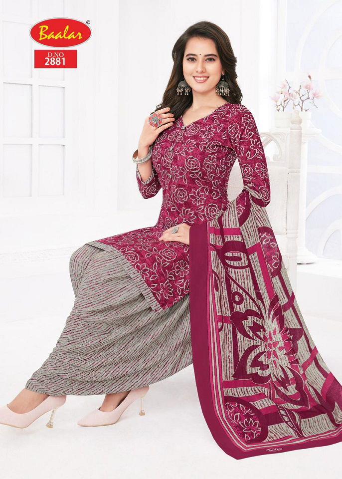 Zara Patiyala Vol 28 By Baalar Cotton Printed Dress Material Wholesale Shop In Surat